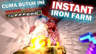 SUPER INSTANT Iron Farm (Max Spawn!!!) | HARDCORE