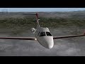 Full instrumental NDB flight with jets Eclipse 550