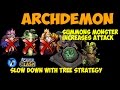 Castle Clash - Archdemon without Medusa, WL, HQ | SD with Tree Strategy ...