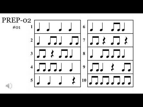 Grade Prep/2 - Rhythm Table 01