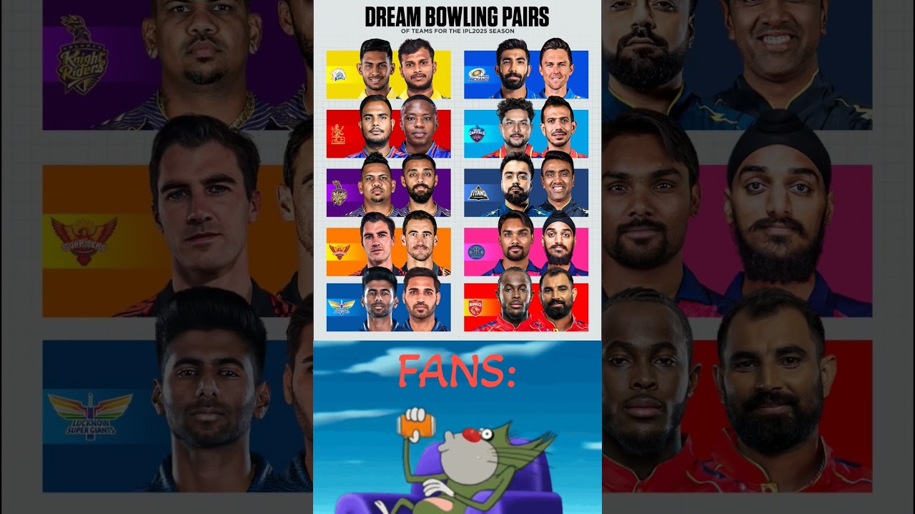 Dream11 Bowling Pairs Of All The Teams In IPL 2025 