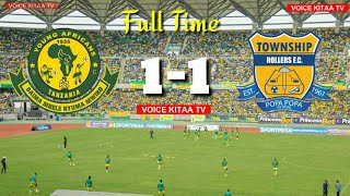 Highlights: Tazama Magoli Yote  Yanga 1-1 Rollers Full Time