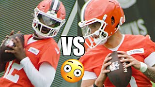 Shedeur Sanders vs Dillion Gabriel *FIRST LOOK* at Browns Training Camp HIGHLIGHTS 😳