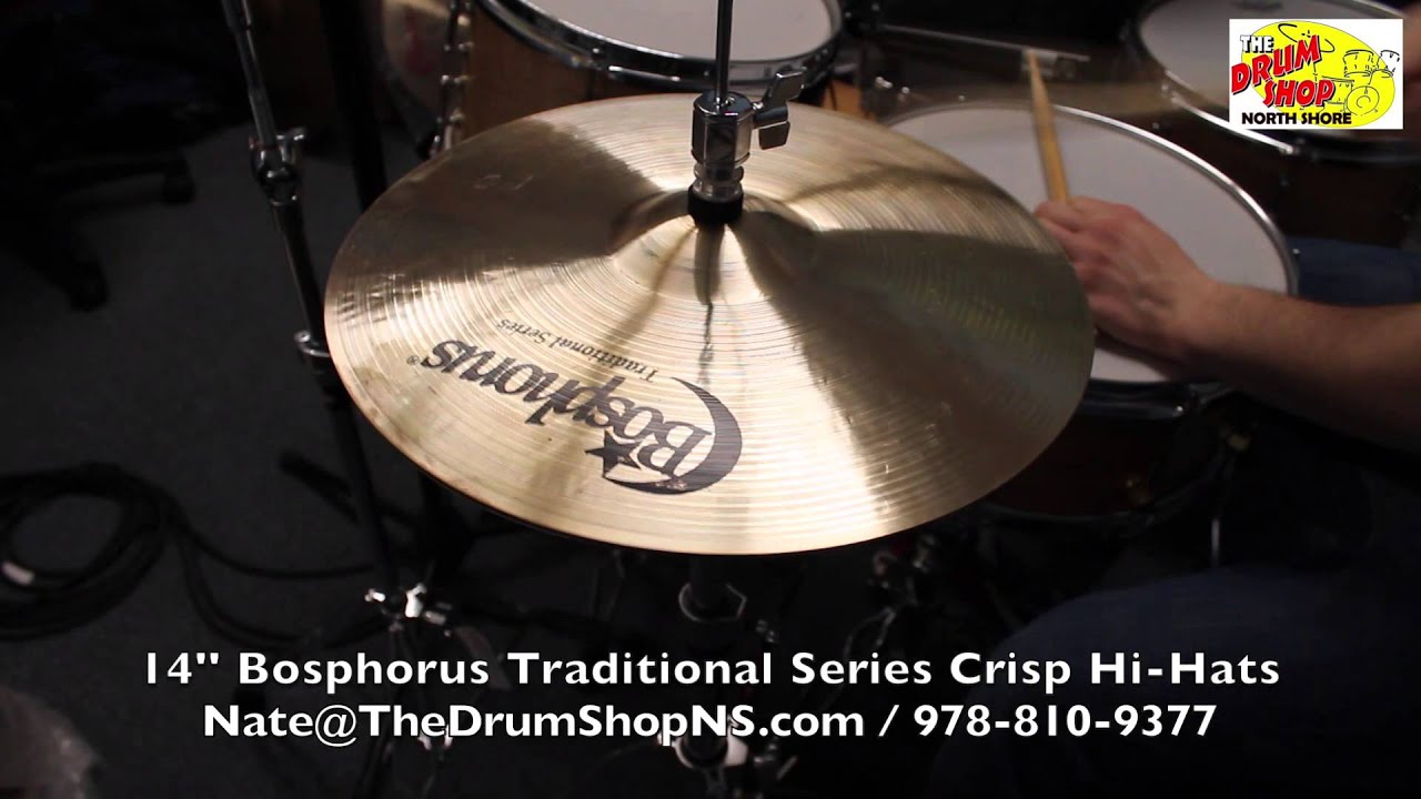 Bosphorus Traditional Series Crisp Hi-Hats 14'' - The Drum Shop North Shore
