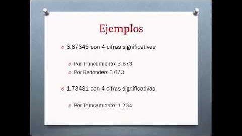 Curso de Métodos Numéricos - Truncamiento y Redondeo