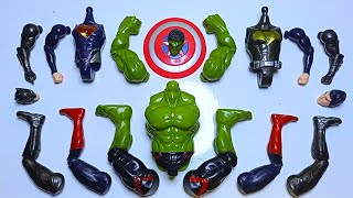 Assemble Marvel Toys ~ SUPERMAN VS BATMAN VS HULK ~ Avengers Superheroes Assemble Marvel Toys