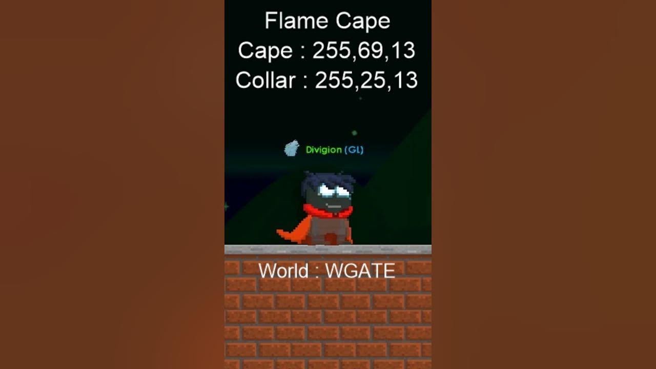 Growtopia Rift Cape Best Color Codes Part 3 shorts growtopia YouTube