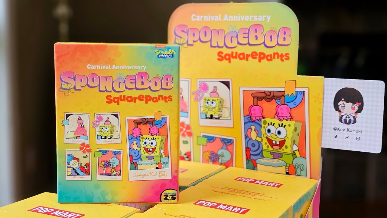 🫧 Pop Mart x Spongebob Squarepants: Carnival Anniversary, blind