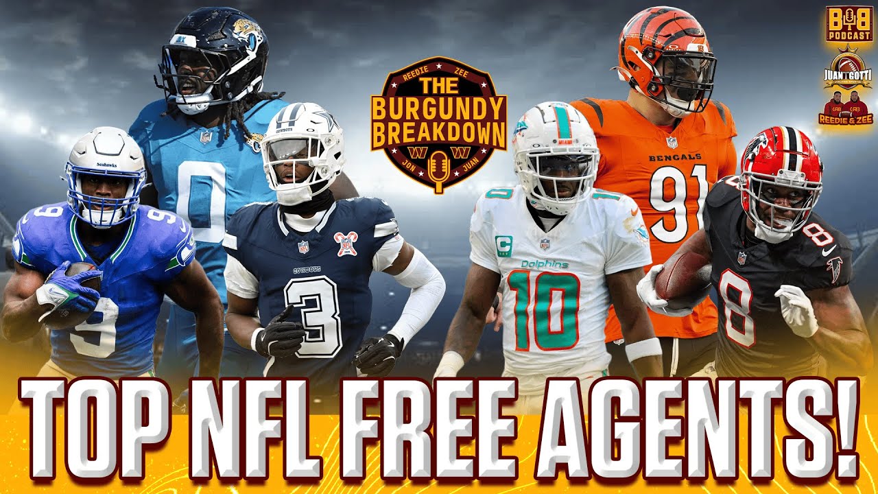NFL's TOP 20 FREE AGENTS in 2026! 🤔Anyone Worth Signing to the Washington Commanders?