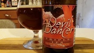 Founders Devil Dancer Triple IPA ◎ SUPER FRESH ◎ (12.0 % ABV)  DJs BrewTube Beer Review #762