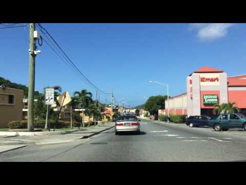 Driving Tour Through St.thomas Virgin Islands Part 1.