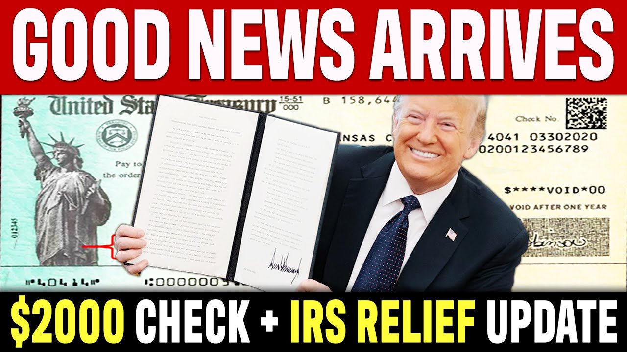 ХОРОШИЕ НОВОСТИ! Подробности о выплате Трампом 2000 долларов в рамках программы стимулирования эк...