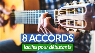 Guitare : les 8 principaux accords faciles pour débutants - Vrai débutant en guitare chords