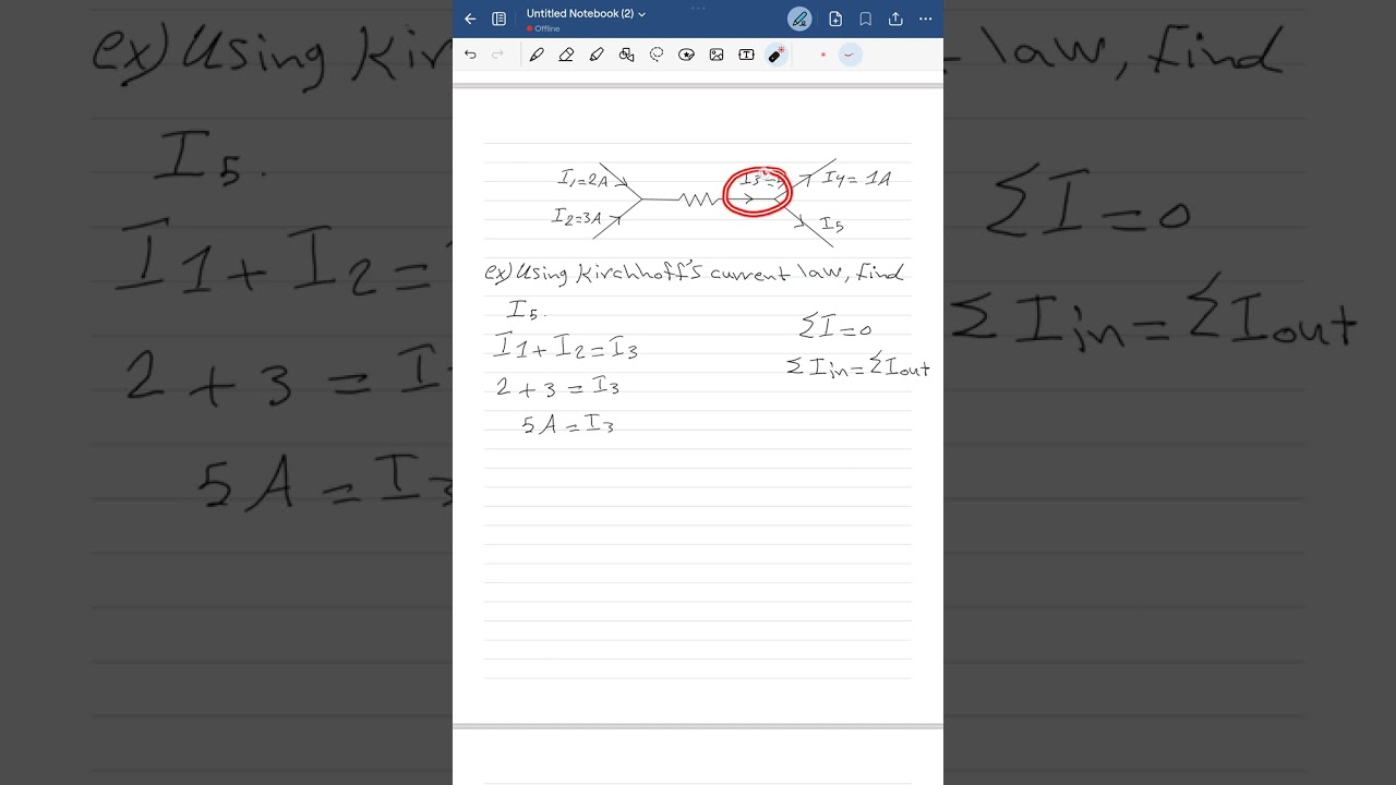 Kirchhoff's Current Law | KCL