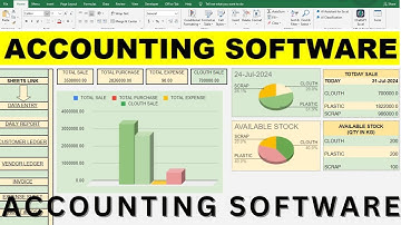FULLY AUTOMATIC ACCOUNTING SOFTWARE IN EXCEL EXCEL ACCOUNTING SOFTWARE