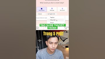 TỰ ĐỘNG Tạo SLIDE Thuyết Trình Trong 5 Phút #Gamma