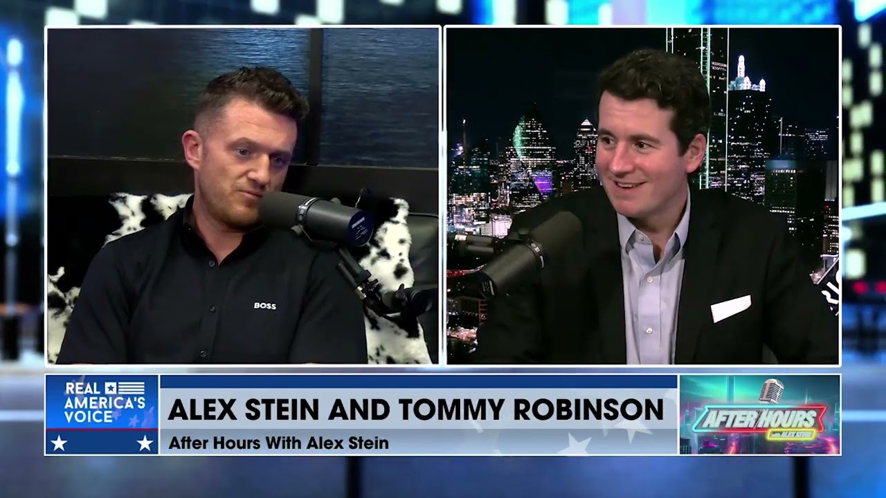 Tommy Robinson TORCHES Piers Morgan on Live TV Beef