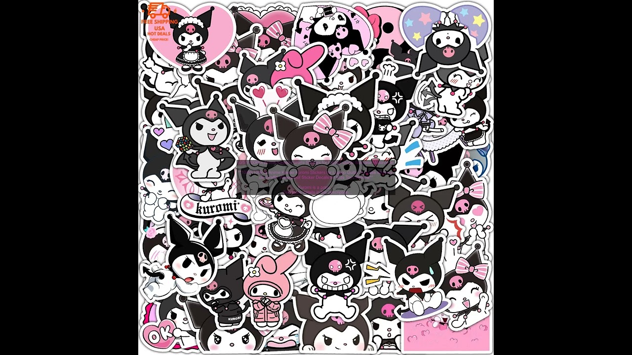 Kuromi Vinyl Sticker/Decal - Cartoon -Hello Kitty -Japanese Anime