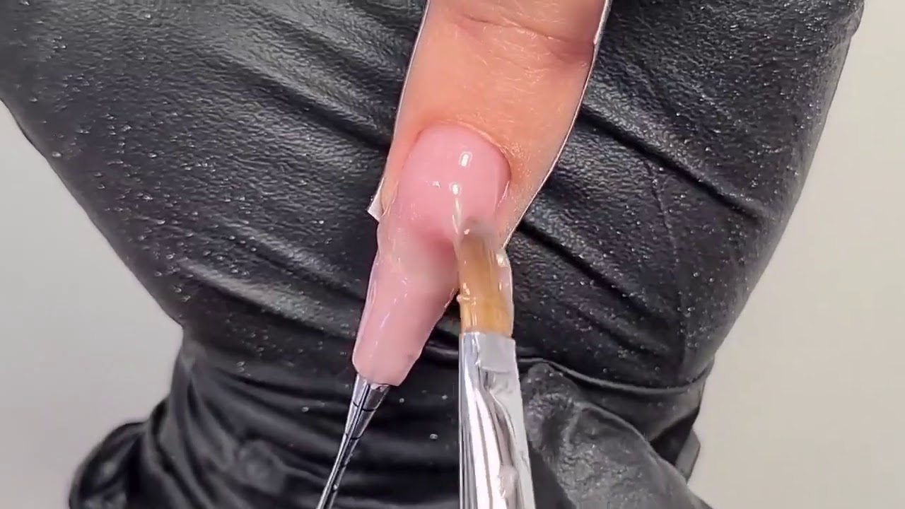 Fair-y Fufu Coffin Nail Demo by @AlinaHoyoNailArtist  - Ugly Duckling Nails Inc.