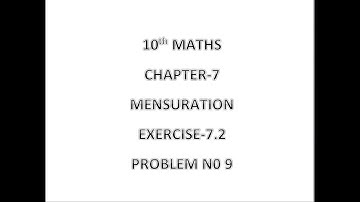 10TH MATHS EXERCISE 7.2 Q.NO-9 #THEOUTER AND INNER SURFACE OF A SPHERICAL COPPER SHELL ARE 516πcm^2.