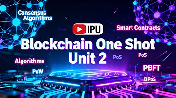 Blockchain One Shot Unit 2: IPU Edition | Consensus Algorithms & Smart Contracts Explained