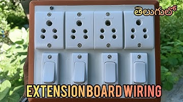 HOW TO MAKE EXTENSION BOX EXTENSION BOX WIRING🤔4 1WAY SWITCHES 4 5PIN SOCKETS@sandyelectricaltech