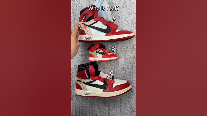 Which Off-White Chicago Jordan 1 Is Real? #sneakerhead #sneakers #viral