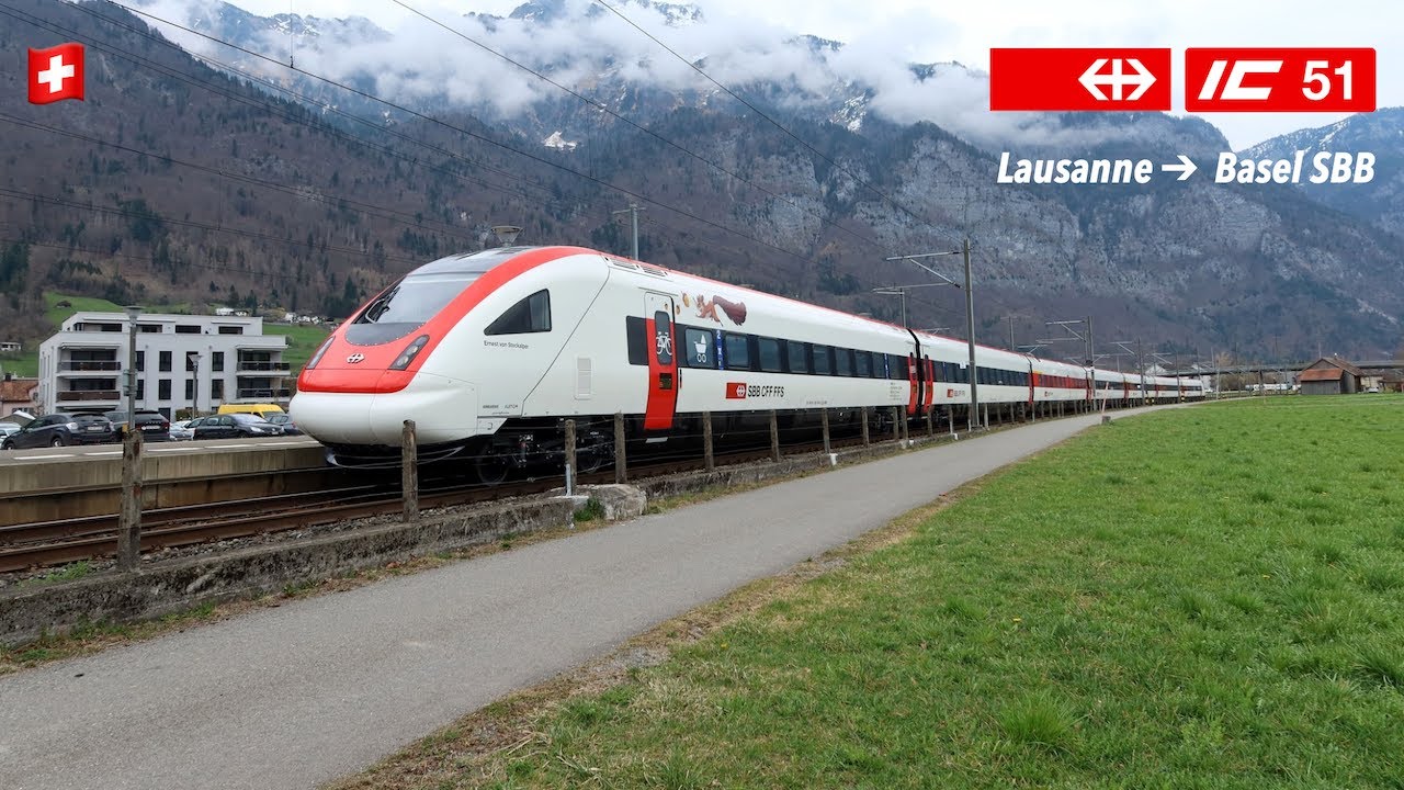 🇨🇭 The SBB ICN — Is it the best (tilting) train in Switzerland? | Lausanne to Basel