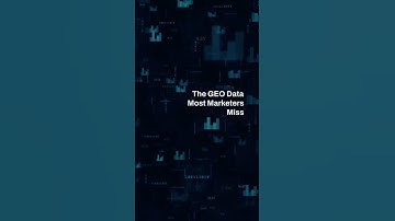 The GEO Data Most Marketers Miss?