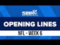 2020 NFL Season Week 6 | NFL Opening Lines & Early Predictions