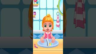 Baby riya daily Activities  4 #kidsdailyroutine #kids #babyroutine #cartoon #shorts #fungame screenshot 2