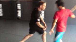 Wheeler Systema defensive movement with stick drill - TheAcademyBeverlyHIlls.com