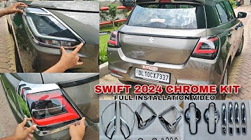 Swift 2024 Chrome Kit ‼️ Easy Installation ‼️ #NewswiftAllModifiedAccessories