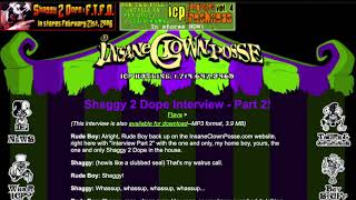 Shaggy 2 Dope interview 12/14/2006