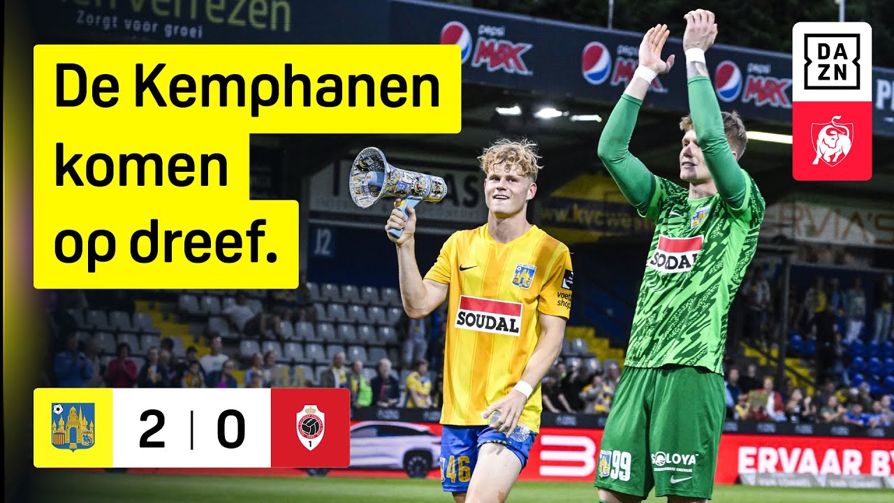 KVC Westerlo dient Royal Antwerp FC zijn eerste nederlaag van het seizoen toe. 💪🐓