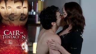 Nico cae en el juego de Alina | Caer en tentación - Televisa Nico cae en el juego de Alina | Caer en tentación - Televisa