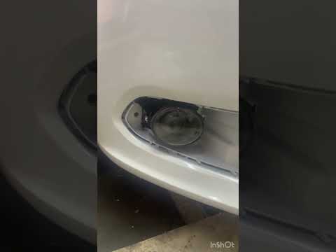 Фольцваген поло установка билед линз в штатную птф #Volkswagen #Polo #птф 7(928)1112002