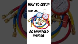 How to Setup and Use AC Manifold Gauges ❄️ Car AirCon Gauges 🚗