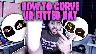 How to curve your hat brim