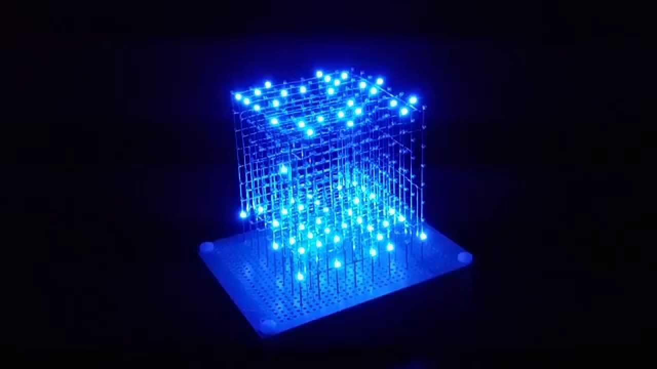 8x8x8 SMD LED Cube - YouTube