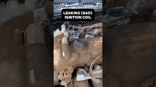 Bad Ignition Coil ( Leaking ) Test #ignitioncoil #auto #automobile #car #mechanic #carengine #repair