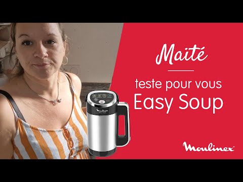 MOULINEX l Avis sur le Easy Soup : le blender chauffant pour de délicieuses  soupes en 2 étapes ! 