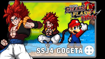SSF2 Mods Showcase: SSJ4 Gogeta!
