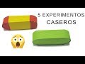 5 INCREÍBLES EXPERIMENTOS Y TRUCOS QUE TE SORPRENDERÁN