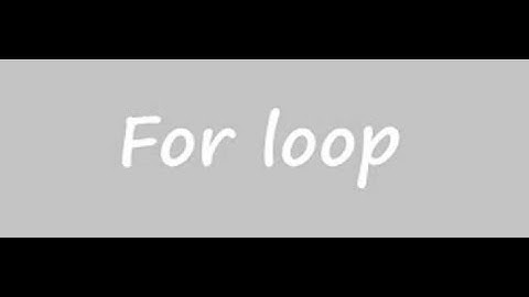 C Programming Tutorial -04- for loop in Urdu by Numan Pasha(MSCS)