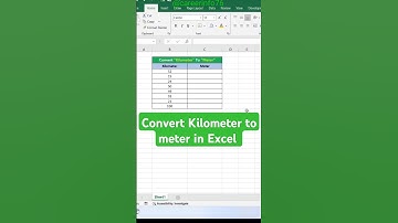convert Kilometer to meter 🔥🔥 #excel #asmr #computer #excelformula #tricks #exceltips #trending #yt