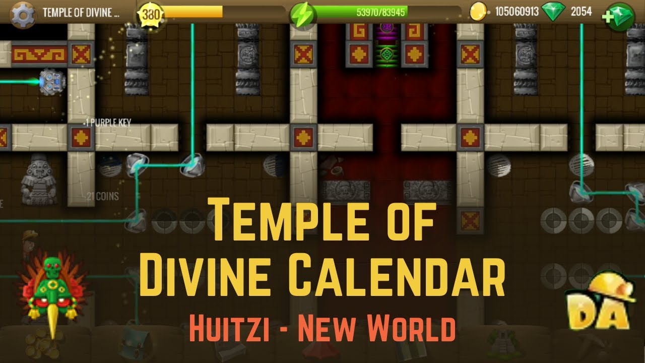 Temple of Divine Calendar 11 Huitzi Diggy's Adventure YouTube