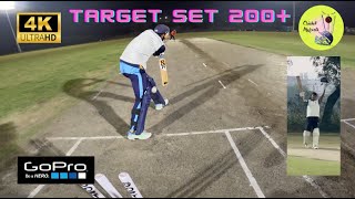 Future Ranji player ki help se set kiya 200+ ka target..full cricket match in 4k by GoPro