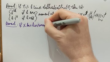 FTiP/27. Characteristic functions and moments