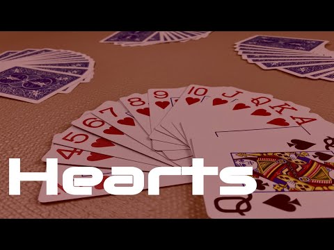 How to Play Hearts - a trick taking card game for 4 players